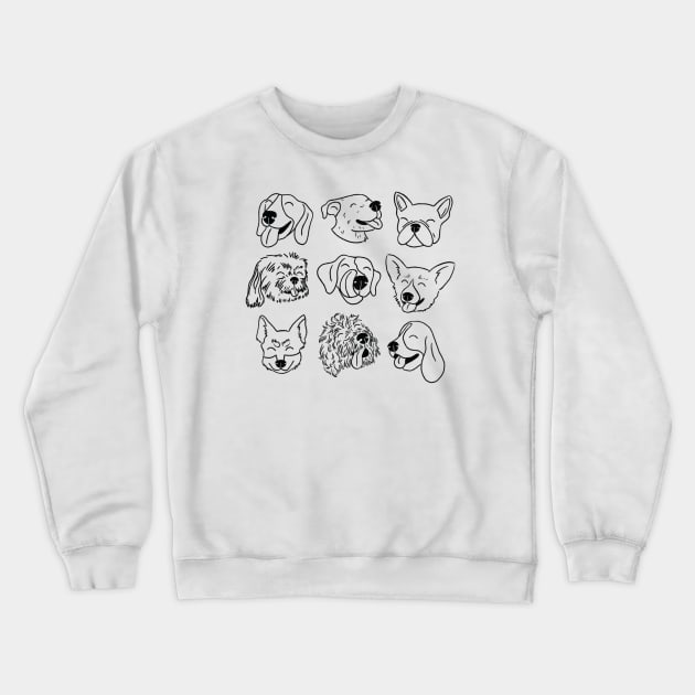 Dog Lover Crewneck Sweatshirt by Megan Roy